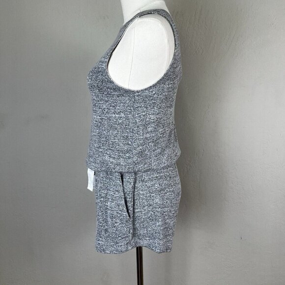 Artizia Wilfred Free Izabel Romper Gray Tie‎ Waist Sleeveless Kni Size XXS - Picture 5 of 12